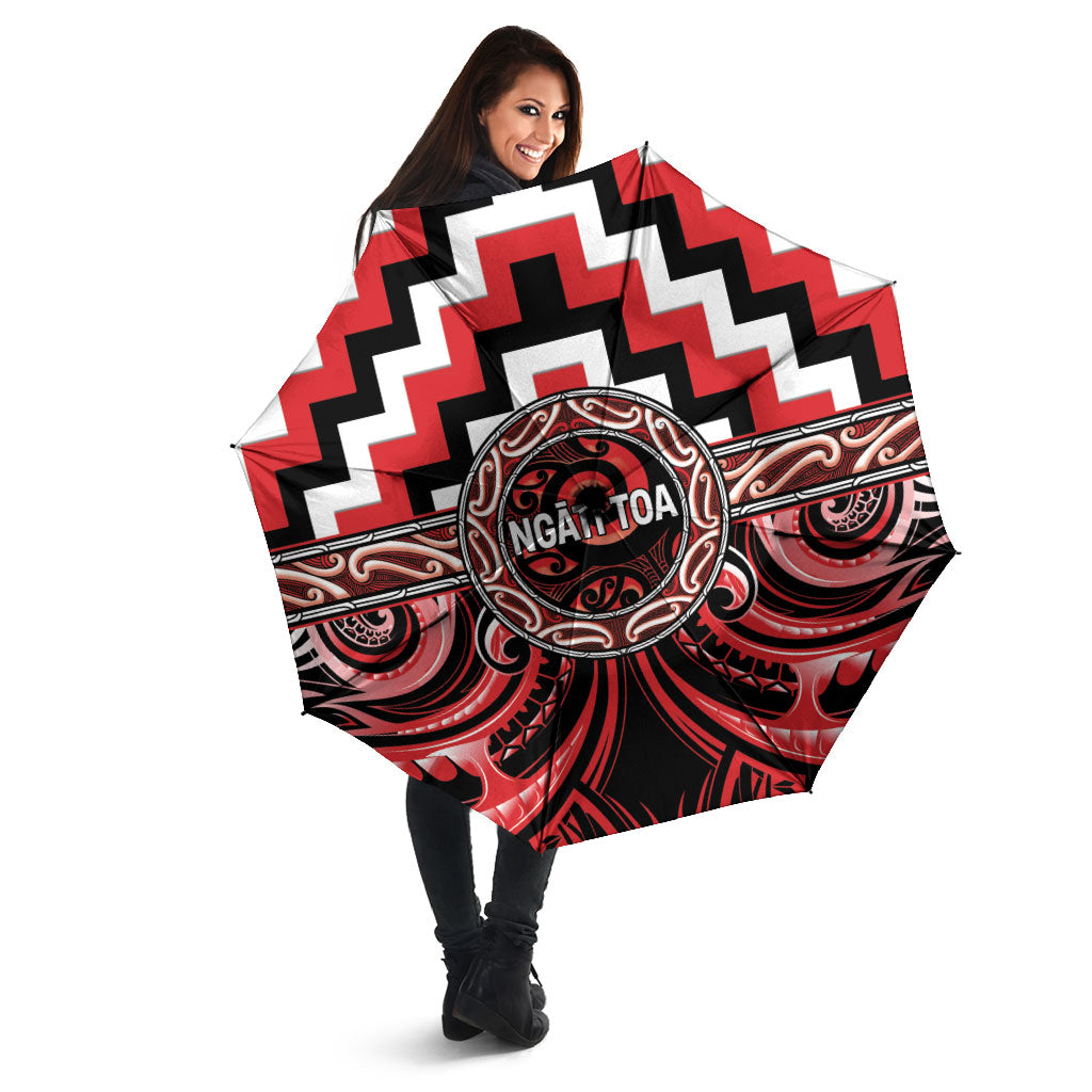 Aotearoa Ngati Toa Umbrella Maori Iwi Poutama Puhoro Tattoo