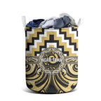Aotearoa Ngati Tama Laundry Basket Maori Iwi Poutama Puhoro Tattoo