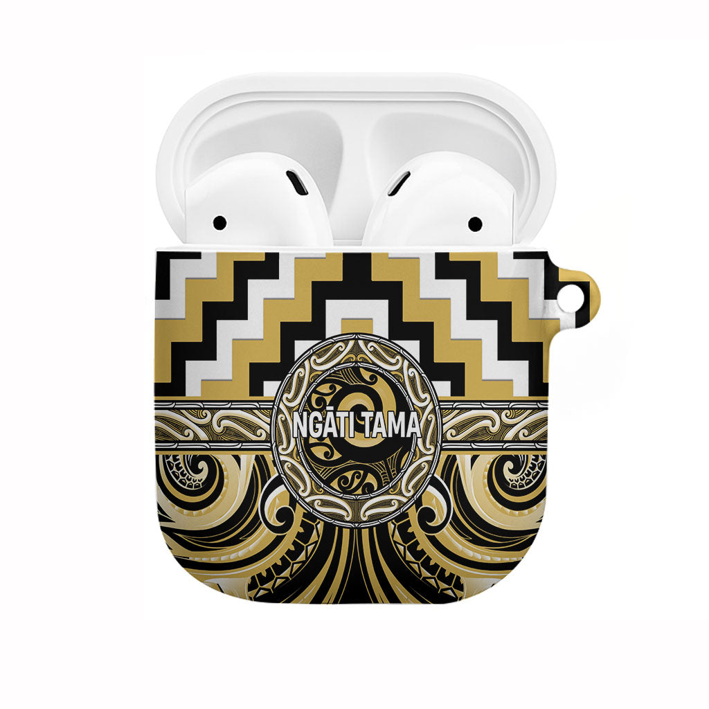 Aotearoa Ngati Tama AirPods Case Maori Iwi Poutama Puhoro Tattoo