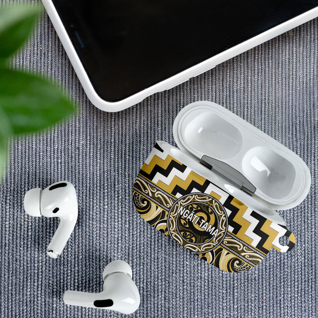 Aotearoa Ngati Tama AirPods Case Maori Iwi Poutama Puhoro Tattoo