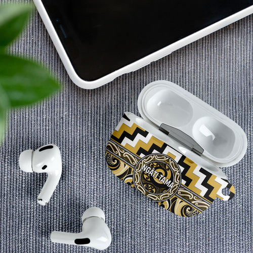 Aotearoa Ngati Tama AirPods Case Maori Iwi Poutama Puhoro Tattoo