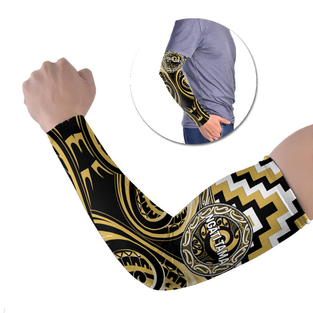 Aotearoa Ngati Tama Personalised Arm Sleeves Maori Iwi Poutama Puhoro Tattoo