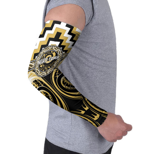 Aotearoa Ngati Tama Personalised Arm Sleeves Maori Iwi Poutama Puhoro Tattoo
