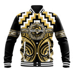 Aotearoa Ngati Tama Personalised Baseball Jacket Maori Iwi Poutama Puhoro Tattoo