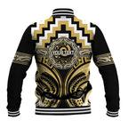 Aotearoa Ngati Tama Personalised Baseball Jacket Maori Iwi Poutama Puhoro Tattoo