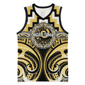 Aotearoa Ngati Tama Personalised Basketball Jersey Maori Iwi Poutama Puhoro Tattoo