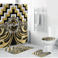 Aotearoa Ngati Tama Bathroom Set Maori Iwi Poutama Puhoro Tattoo