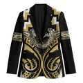 Aotearoa Ngati Tama Personalised Blazer Maori Iwi Poutama Puhoro Tattoo