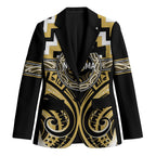 Aotearoa Ngati Tama Personalised Blazer Maori Iwi Poutama Puhoro Tattoo