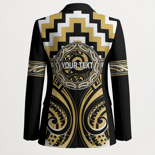 Aotearoa Ngati Tama Personalised Blazer Maori Iwi Poutama Puhoro Tattoo