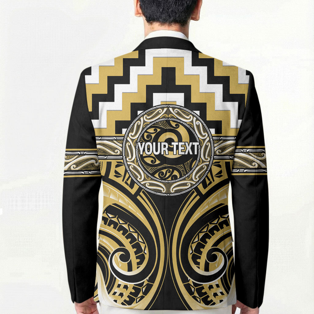 Aotearoa Ngati Tama Personalised Blazer Maori Iwi Poutama Puhoro Tattoo