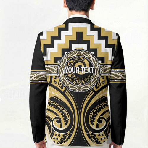 Aotearoa Ngati Tama Personalised Blazer Maori Iwi Poutama Puhoro Tattoo