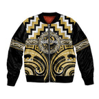 Aotearoa Ngati Tama Personalised Bomber Jacket Maori Iwi Poutama Puhoro Tattoo