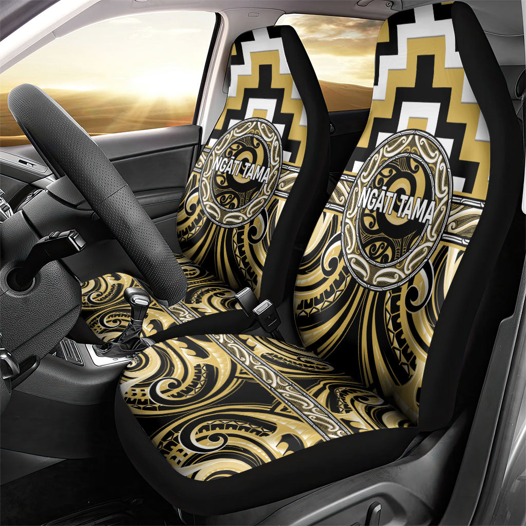 Aotearoa Ngati Tama Car Seat Cover Maori Iwi Poutama Puhoro Tattoo