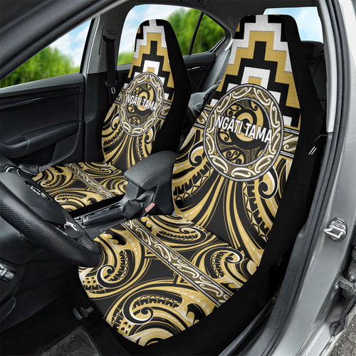 Aotearoa Ngati Tama Car Seat Cover Maori Iwi Poutama Puhoro Tattoo