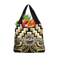 Aotearoa Ngati Tama Grocery Bag Maori Iwi Poutama Puhoro Tattoo