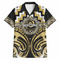 Aotearoa Ngati Tama Personalised Hawaiian Shirt Maori Iwi Poutama Puhoro Tattoo