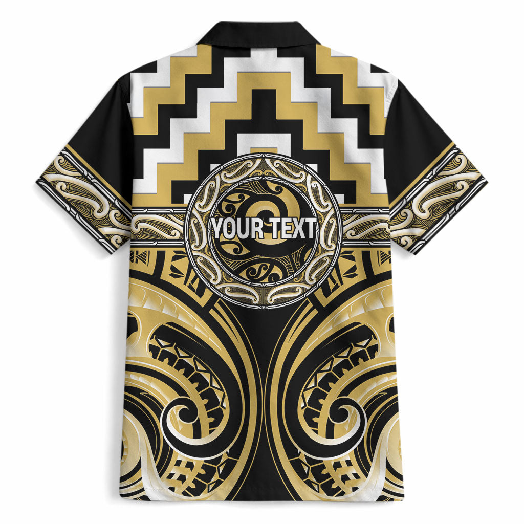 Aotearoa Ngati Tama Personalised Hawaiian Shirt Maori Iwi Poutama Puhoro Tattoo
