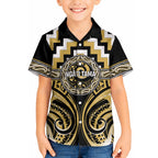 Aotearoa Ngati Tama Personalised Hawaiian Shirt Maori Iwi Poutama Puhoro Tattoo