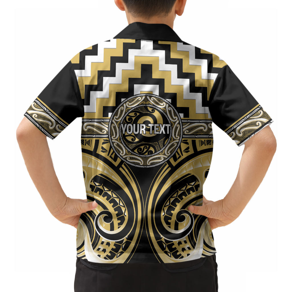 Aotearoa Ngati Tama Personalised Hawaiian Shirt Maori Iwi Poutama Puhoro Tattoo
