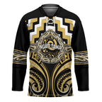 Aotearoa Ngati Tama Personalised Hockey Jersey Maori Iwi Poutama Puhoro Tattoo