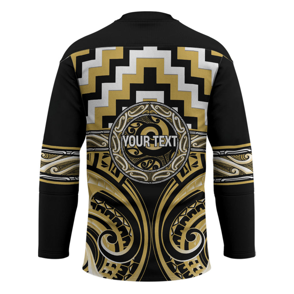 Aotearoa Ngati Tama Personalised Hockey Jersey Maori Iwi Poutama Puhoro Tattoo