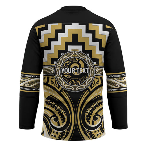 Aotearoa Ngati Tama Personalised Hockey Jersey Maori Iwi Poutama Puhoro Tattoo