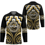 Aotearoa Ngati Tama Personalised Hockey Jersey Maori Iwi Poutama Puhoro Tattoo