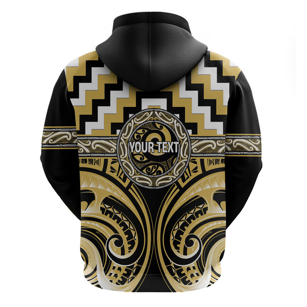 Aotearoa Ngati Tama Personalised Hoodie Maori Iwi Poutama Puhoro Tattoo