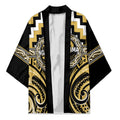Aotearoa Ngati Tama Personalised Kimono Maori Iwi Poutama Puhoro Tattoo