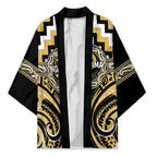 Aotearoa Ngati Tama Personalised Kimono Maori Iwi Poutama Puhoro Tattoo