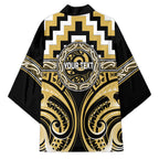 Aotearoa Ngati Tama Personalised Kimono Maori Iwi Poutama Puhoro Tattoo
