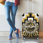 Aotearoa Ngati Tama Luggage Cover Maori Iwi Poutama Puhoro Tattoo