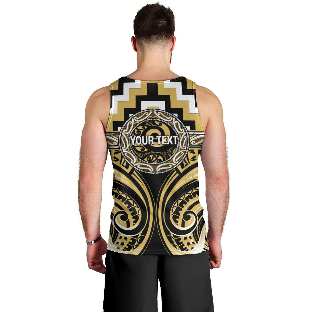 Aotearoa Ngati Tama Personalised Men Tank Top Maori Iwi Poutama Puhoro Tattoo