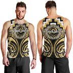 Aotearoa Ngati Tama Personalised Men Tank Top Maori Iwi Poutama Puhoro Tattoo