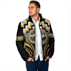 Aotearoa Ngati Tama Personalised Padded Jacket Maori Iwi Poutama Puhoro Tattoo
