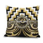 Aotearoa Ngati Tama Pillow Cover Maori Iwi Poutama Puhoro Tattoo