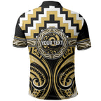 Aotearoa Ngati Tama Personalised Polo Shirt Maori Iwi Poutama Puhoro Tattoo