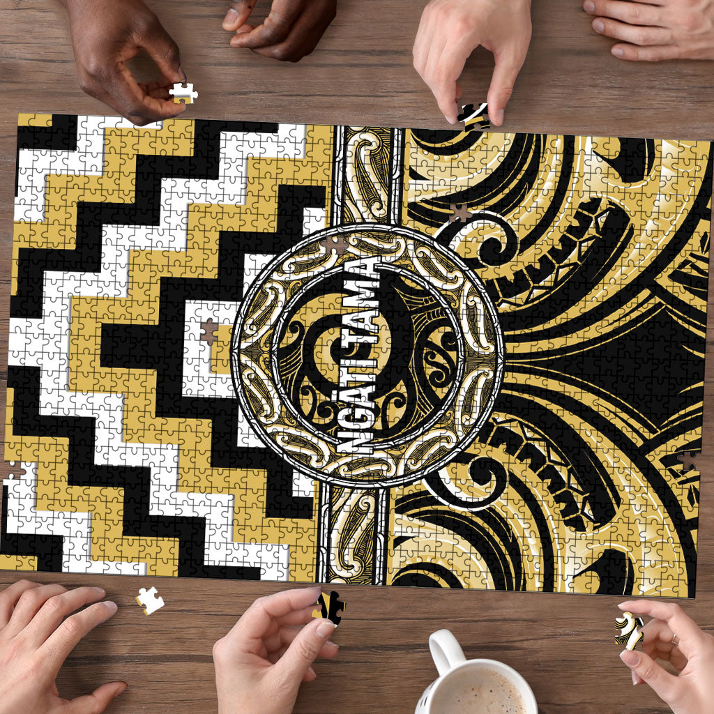 Aotearoa Ngati Tama Puzzle Maori Iwi Poutama Puhoro Tattoo