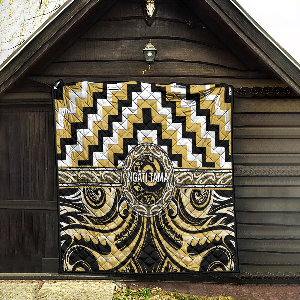 Aotearoa Ngati Tama Quilt Maori Iwi Poutama Puhoro Tattoo
