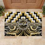 Aotearoa Ngati Tama Rubber Doormat Maori Iwi Poutama Puhoro Tattoo