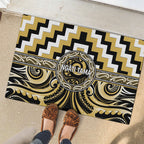 Aotearoa Ngati Tama Rubber Doormat Maori Iwi Poutama Puhoro Tattoo