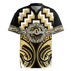 Aotearoa Ngati Tama Personalised Rugby Jersey Maori Iwi Poutama Puhoro Tattoo