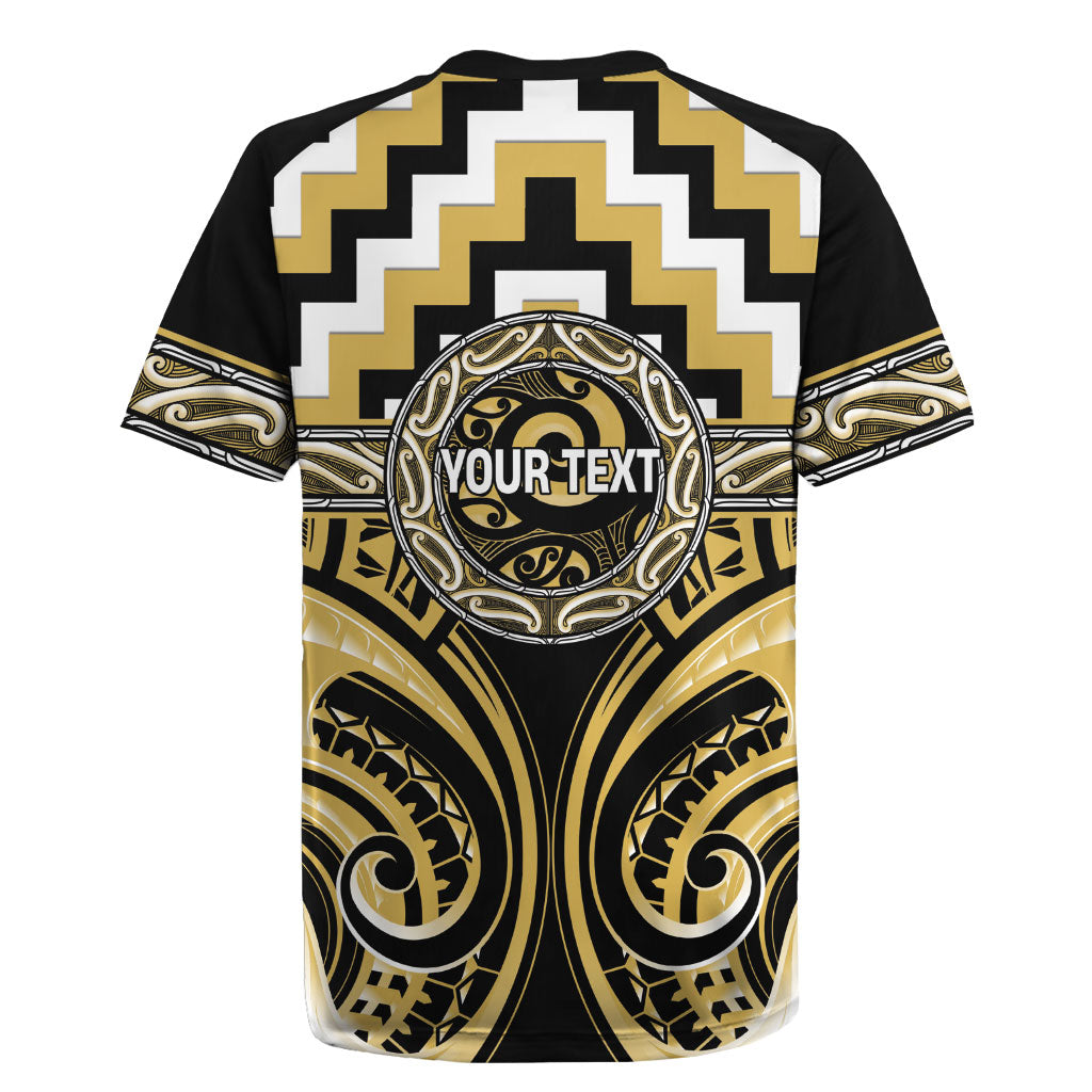 Aotearoa Ngati Tama Personalised Rugby Jersey Maori Iwi Poutama Puhoro Tattoo