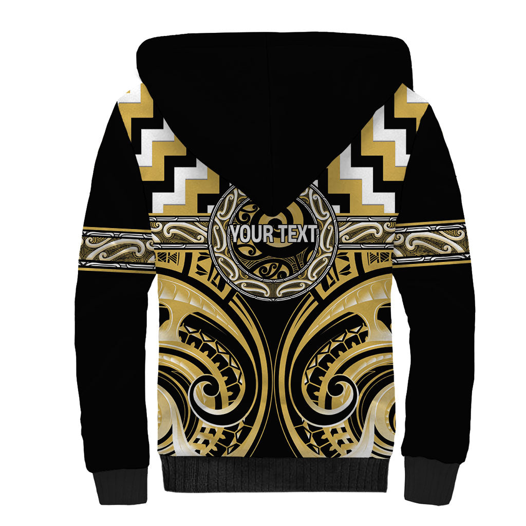 Aotearoa Ngati Tama Personalised Sherpa Hoodie Maori Iwi Poutama Puhoro Tattoo