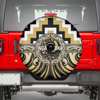 Aotearoa Ngati Tama Spare Tire Cover Maori Iwi Poutama Puhoro Tattoo