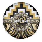 Aotearoa Ngati Tama Spare Tire Cover Maori Iwi Poutama Puhoro Tattoo