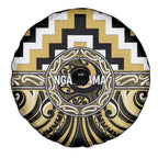 Aotearoa Ngati Tama Spare Tire Cover Maori Iwi Poutama Puhoro Tattoo