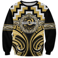 Aotearoa Ngati Tama Personalised Sweatshirt Maori Iwi Poutama Puhoro Tattoo