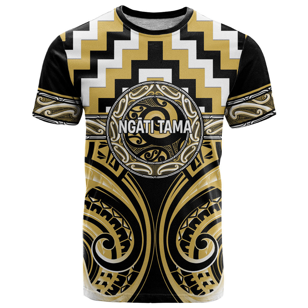 Aotearoa Ngati Tama Personalised T Shirt Maori Iwi Poutama Puhoro Tattoo